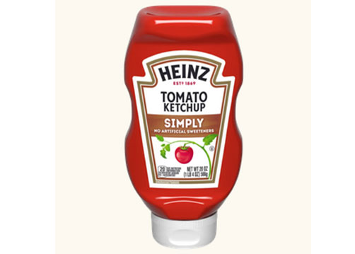 Bottles of ketchup