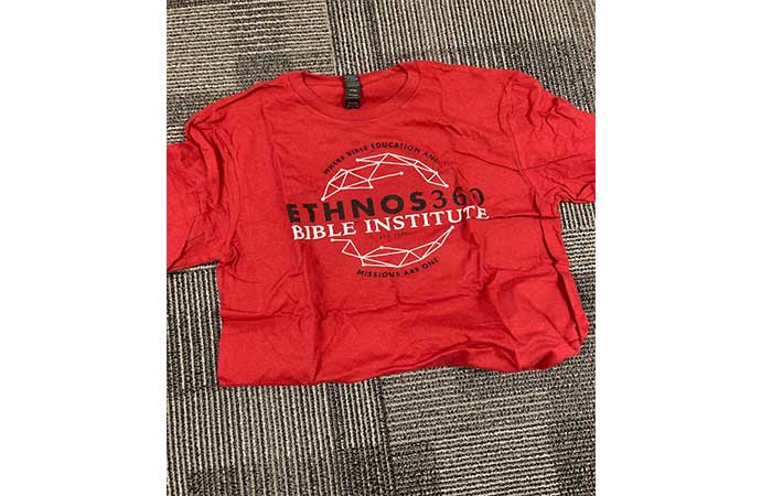 FREE Ethnos360 Bible Institute T-Shirt