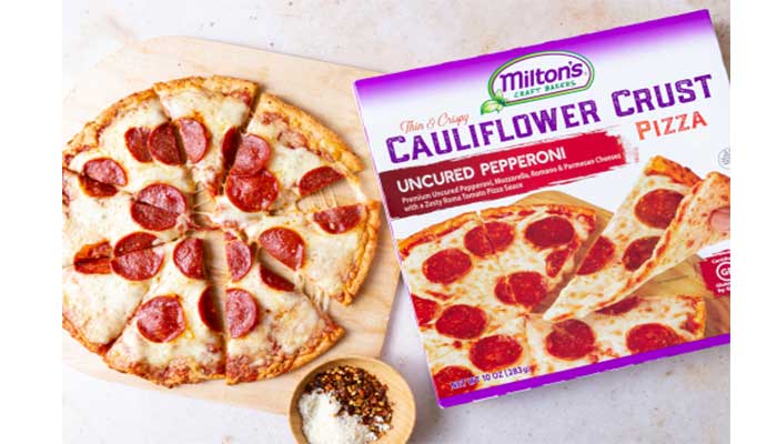 gluten free cauliflower crust pizza