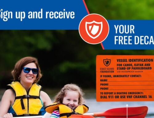 Get a FREE weatherproof Watercraft ID Decal